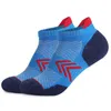 Herrstrumpor Mens Sports Short Athletic Running Outdoor Cotton Summer Ankel Casual Red Blue Brand Design Sock