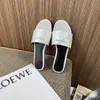 Italien designer kvinnor tofflor stämplade äkta läder sandaler sommar mode platt flip flop krokodil mönstrad läder glider damer strandfest bröllop tofflor