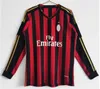 90 91 Retro shirts SOCCER JERSEYS 95 96 97 Gullit 01 02 03 12 14 15 Maldini Van Basten football KAKA Inzaghi 06 07 PIRLO SHEVCHENKO BAGGIO Ac MIlans JERSEY Long sleeve