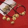 Necklace Earrings Set Ethiopian Gold Color Eritrean Women Engagement Bride Wedding Habesha Luxury