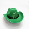 St. Patrick's Green Top Hat Clover Hut für die Irish Day Party