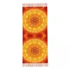 Foulards imprimé personnalisé fleur de vie lumière dorée énergie écharpe femmes hommes hiver chaud géométrique Mandala châles enveloppes