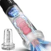 factory outlet Electric with suction mode vacuum pump extension automatic device orgasm male sucking sex toy