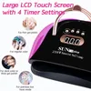 Sèche-Ongles UV LED Lampe à Ongles Gel Nail Light pour Gel UV Vernis à Ongles 57LED Séchoir UV avec 4 Minuteries Professionnel pour Nail Art Home Salon 230607