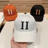 Summer Designer de moda Ball Cap Men's Candy Outdoor Sports Sports Metal Letter Printing Hat Hat Eaves Desgastado Craft Casquette