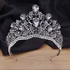 Autres accessoires de mode Qualité Pageant Couronne Coiffe Reine Royale Grande Goutte D'eau Cristal Diadèmes Diadème De Mariée De Mariage Bijoux De Cheveux Mariée Accesso J230525