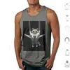 Débardeurs homme Raccoon Whisperer Vest sans manches Baby Scooter The Buddy Racoon
