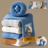 Socks 5 pairs of winter children's cotton girls boys babies fashionable cute cartoons thick and warm soft socks for students aged 1-3-5-8-12 G220524 good