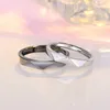 Nouveauté Couple anneaux ensemble pour femmes et hommes élégant mode bague de mariage bijoux