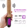Dildos/Dongs Heating Realistic Dildo Vibrator for Woman 10 speed bend Soft huge dildo Penis G Spot Vagina anus Masturbator Sex Toy for adult L230518