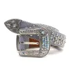 Designer Ceinture B Ceinture Hommes Ceintures Pour Femmes Brillant Diamant Ceintures Aiguille Boucle Multicolore Rock Punk Ceinture Avec Fleur Strass Ceinture