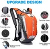 Panniers väskor 18L Ultralight utomhussport ryggsäck för att klättra vandring som kör cykel hydratisering vattentät 230525