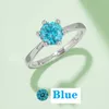 Ontwerper ring diamanten ring moissanite ringen luxe sieraden zilver verloving bruiloft kruis ringen voor liefhebbers cadeau rechte arm kroon moissanite vrouwelijk 5A M22A