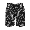 Shorts pour hommes Halloween squelette planche vacances mexicaines motif hommes confortable plage pantalons courts personnalisé grande taille maillot de bain pour hommes