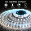 JESLED 32.8ft/10M LED Strip Lights 6500K Super Bright daylight White Dimmable 24V DC LEDs Tape Lights for Bedroom Kitchen Under Cabinet Living Room Stair home decor