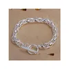 Chain Heart Star Sterling Sier Bracelets Link 8 peças 8 peças de estilo misto gtb5 de alta qualidade feminino 925 entrega de gota de pulseira j dh7wp