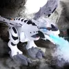 Electric/RC Animals Large Spray Mechanical Dinosaurs With Wing Cartoon Electronic Walking Animal Model Dinosaurio juguete Robot Pterosaurs Kids Toys 230525