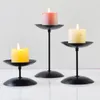 Candle Holders Unique Design High Foot Candlelight Dinner Table Ornaments Base Metal Arts Holder Accessories