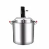 Blender Commercial wok misturador cozinha elétrica barril de aço inoxidável pequeno pó de molho de molho automático Potes de frigideiras
