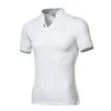 Męskie koszulki polo Summer Arrival stójka koszulka Polo męskie z krótkim rękawem Casual Slim Fit męskie Polo Homme bawełniane męskie koszulki polo Drop 230525