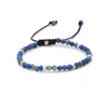 Charm Bracelets Buddha Bead Beaded Bracelet 4mm Emperor Stone Friendship Couple Yoga Adjustable Fashion Jewelry Gift