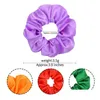 Accessoires De Cheveux 40 Couleurs Bande De Satin Chouchous Filles Titulaire De La Queue De Cheval Cravate Anneau De Mode Extensible Corde Élastique Cadeaux De Noël Drop Delive Dhglk