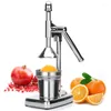 Entsafter Manuelle Presse Edelstahl Obst Entsafter Handheld Gemüse Orange Saft Maker Mixer, Der Tasse Küche Gadgets