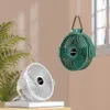 New USB Rechargeable Mini Fan 360 Rotation 3 Gears Ceiling Fan Table Desk Fan Portable Hanging Fan for Camping Tent Outdoor Home