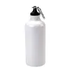 Water Bottle 600ml Sublimation Blank Aluminum Sports Bottle Travel Outdoor Biking Leak-proof Flask for Drop Vacuum Iinsulated Drinking Cup