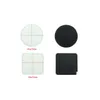 Mats Pads 10Pcs Sublimation Pu Blank Coasters Transfer Printing Neoprene Round Square Shape Rubber Cup Drop Delivery Home Garden K Dhhem