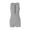 Jumpsuits für Frauen ROMPERN WIND 2023 Sommer Frauen Neue Produkt ärmellose Reißverschluss Cardigan Slim Fit Hip Hifting Sport Fitness Jumpsuit T230525