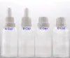 Vit dropper Cap Glass Round Droper Bottle 30 ml Travel Portable Frosted Essential Oil Container 30 ml 550st Lot Factory Outlet