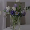 Vases Livre Bleu Vase pour Fleurs Transparent Acrylique Vase Décoration Moderne Maison Table Fleur Vase De Mariage Hydroponique Chambre Plante Vase 230525