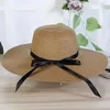 Chapeaux à large bord Zawaland 2023 Summer Sun Traval Beach Chapeau de paille pour femme