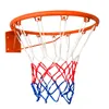 Palline Canestro da basket senza pugni Telaio con bordo in acciaio standard Giochi all'aperto portatili Altezza regolabile Adulti Bambini Basket Ring No Ball 2Kg 230525