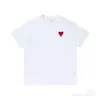 Designer Amis Paris Shirit 2023ss Frühlings-Klassiker-Herz-Volltonfarbe Big Love Rundhals-Kurzarm-T-Shirt für Männer und Frauen Uy7