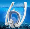 Simning Goggles Double Tube Sile Creative Multi Style Portable Diving Snorkling Anti Fog Mask Water Sport Waterproof Masks Youth Popular LO010 B23