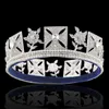 Other Fashion Accessories NiuShuya Gorgeous British Princess Elizabeth Queen Wedding Bridal Crown Tiaras Pageant Headpiece For Woman Hair Ornaments J230525