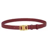 Ceinture de concepteur ceinture de luxe Bande femme ceinture hommes unisexe mince boucle lisse en bronze boucle boucle vache cuivre celtes cintes h cour ceinture ceinture cintura