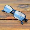 Sonnenbrille Business Rechteck Schwarzer Rahmen Vollrandbrille Einfacher Stil Lesebrille 0,75 bis 4 Sonnenbrillen