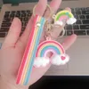 Nyckelringar Ny och söt Rainbow Cartoon Fairy Character Doll Women's Bag Children's Book Ryggsäck Keychain Charm Jycken Partihandel G230525