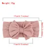 Baby Headband Solid Color Bow Hair Band Cotton Headbands Girls Hair Accessories