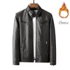 Men's Jackets Autumn And Winter Leather Jacket Coat Style Fashionable Handsome Cultivate One's Morality Locomotive 4XlMen's