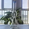 17 Inch beaker glass bongs dab rig of smoking hookah glass water pipe