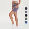 Women Align Leggings Summer designer clothes Yoga Shorts Side Pocket Nude High-waisted