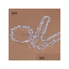 Armband Halskette Marke Damen Sterling Silber Platte Hochzeit Schmuck Sets 925 Set Gleicher Preis 7 Verschiedene Stil GTS7 Drop Lieferung Dhkrc