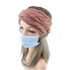 Hoofdbanden DHS Ins NIEUW 24 kleuren Girls Geknitting met knoppen Face Haarbanden Haak Twist Hoofddeksels Hoofddoek Dames Haaraccessoires Dro Dhklr