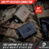 PTT V60 V20 Tactical Transmitter Receiver Connector For AMP Headset Comtac3 HeadSet 6 PIN Adapter Cable KN6 To U174/U Set