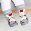 Socks Baby shoes indoor young children Terry cotton boys' with rubber soles fun socks for baby animals G220524