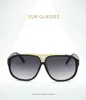 Zupełnie nowe mężczyźni design mody okulary przeciwsłoneczne Millionaire Dowody okulary retro vintage błyszczące złoto letni logo laserowe Z0350W najwyższa jakość 0105 Kobiety okularów przeciwsłonecznych